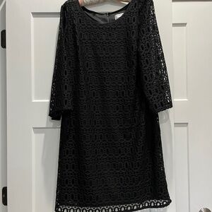 Karin Stevens Black Cocktail Dress Size 14 Petite